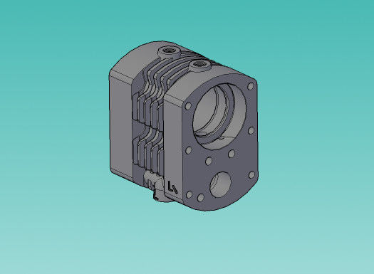 400/125 Hydraulische Zylinderteile von TlT Achsventilator Hydraulisches Gehäuse Unterseite QT400-15